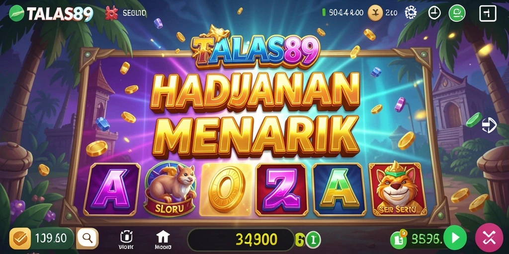 Tampilan gameplay menarik dari TALAS89 dengan fitur slot yang seru.